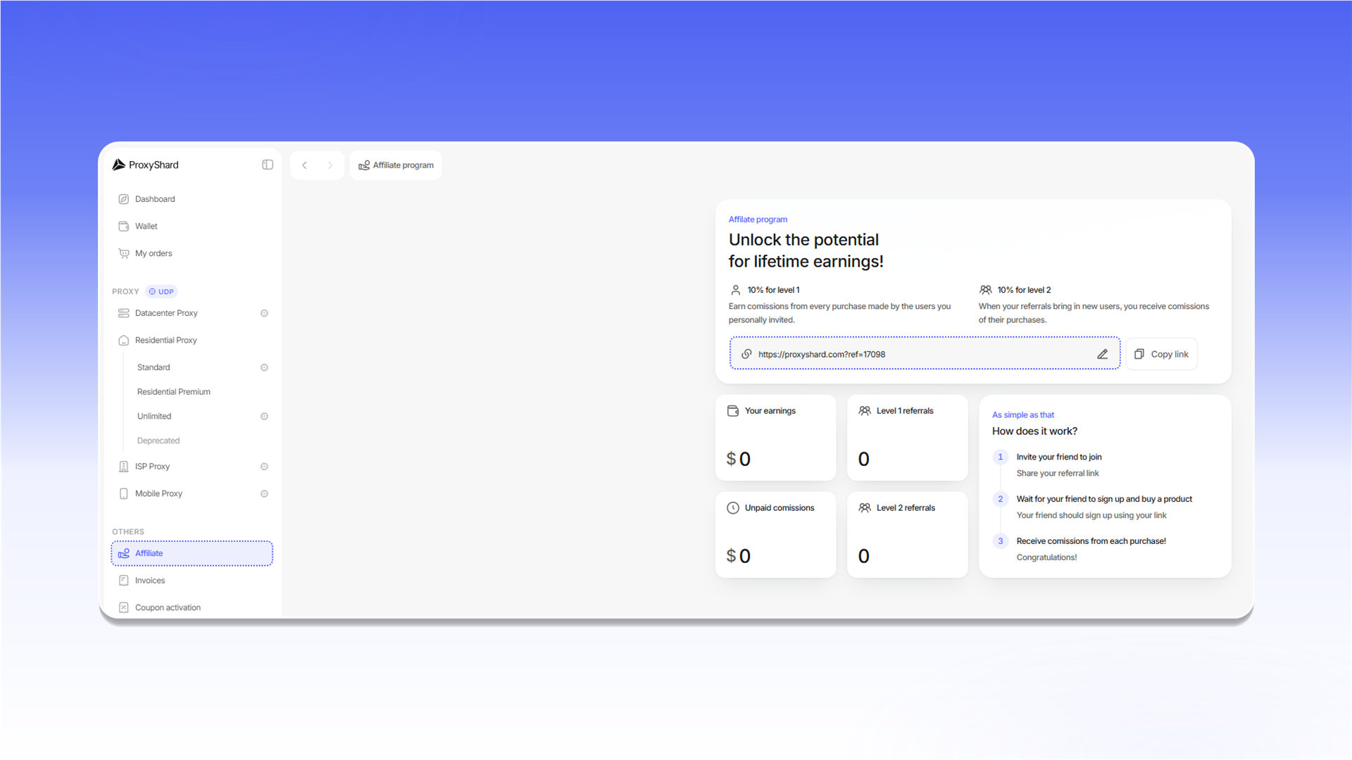 ProxyShard 推荐计划